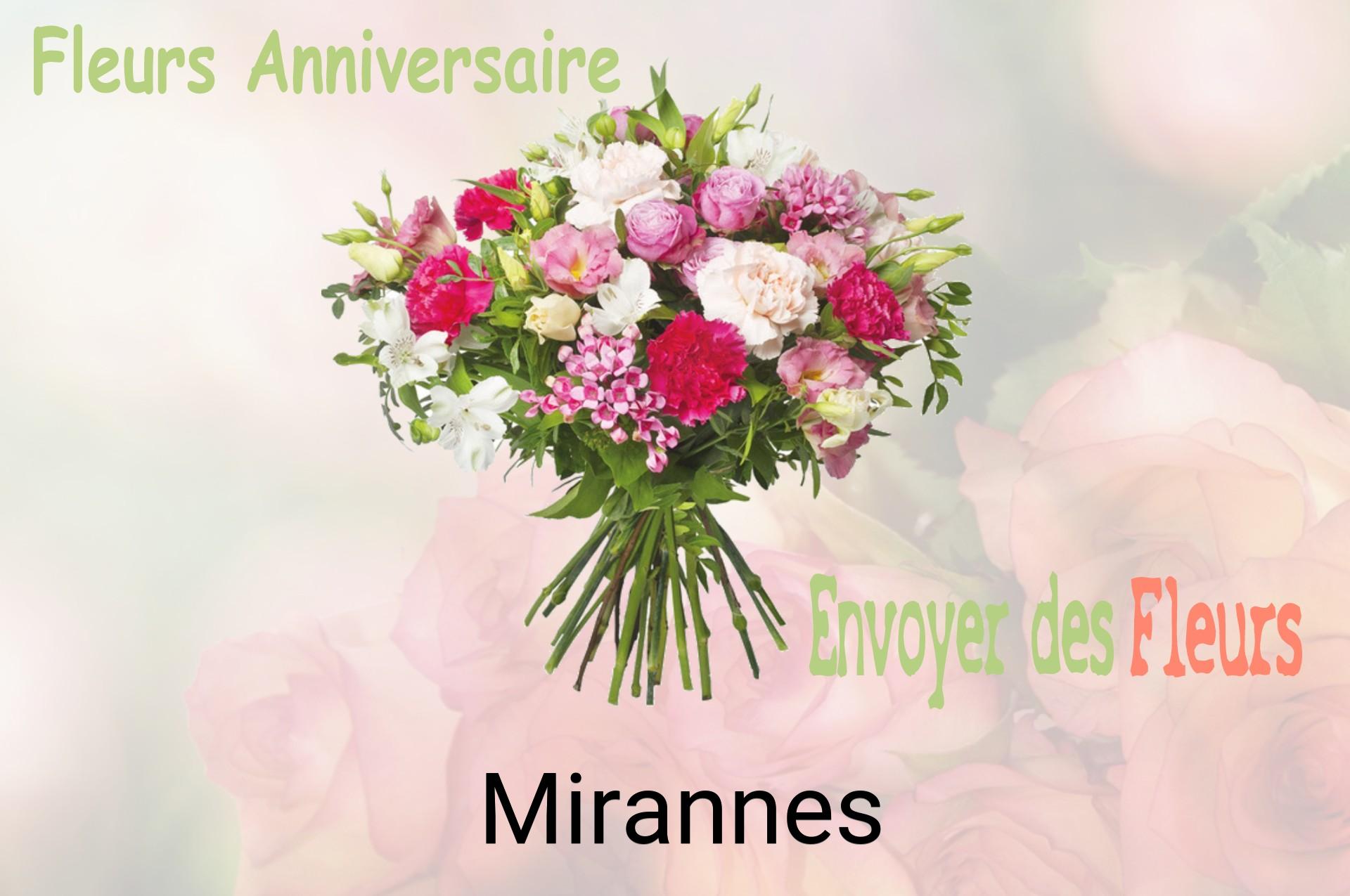 Bouquet de fleurs d’anniversaire livré à Mirannes